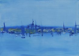 Painting, Partition - Abstraction, exploration de paysages émotionnels, Corinne Prévost