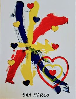 Painting, Primaries Love, Enzo San Marco