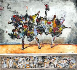Painting, Imaginative Composition, Joanna Zakrzewska-Cholewa