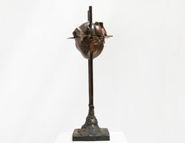 Sculpture, Cœur éclaté, César Baldaccini