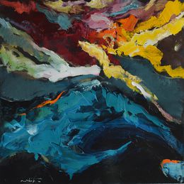 Painting, Composition 15, Shahram Nabati