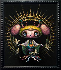 Painting, Priest, Yoko d'Holbachie