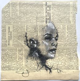 Fine Art Drawings, Head study (1585), Guy Denning
