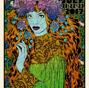 Print, String Cheese Incident Red Rocks, Chuck Sperry