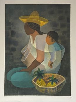 Print, Maternité à l'ananas, Louis Toffoli
